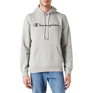 Champion Legacy Classic Logo Sweatshirt met capuchon voor heren - grijs - Medium