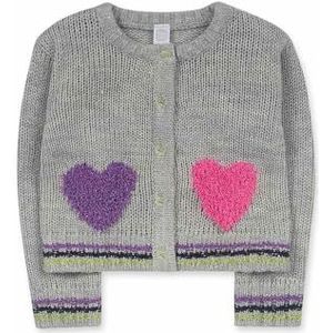 Tuc Tuc tricot jas voor meisjes, Grijs, 12 Maanden