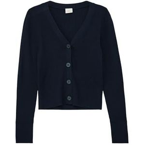 s.Oliver Junior Gebreid vest voor meisjes met ribstructuur, 5952, 140 cm