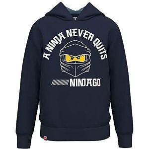 LEGO jongens ninjago hoodie hoodie, Donker Navy, 104 cm