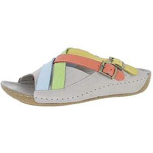 Andrea Conti 0771516 Sandalen voor dames, Silbergrau Komb, 36 EU