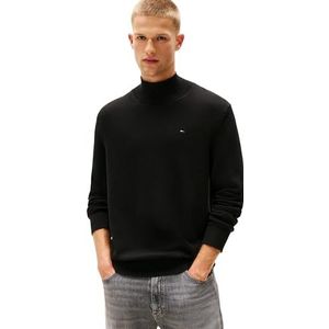 Tommy Jeans - DM0DM22096 - Slim Fit Trui - Zwart - Biologisch Katoen - Duurzaam
