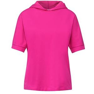 Street One T-shirt voor dames, Powerful Pink, 38