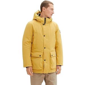 TOM TAILOR Arctic winterparka voor heren met afneembare capuchon, 10533 - gouden val, XL
