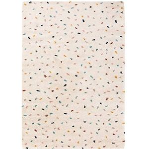 Benuta Hoogpolig tapijt Gobi Shaggy woonkamer langpolig modern multicolor 120x170 cm, 4053894858390