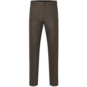 SELETED HOMME Slhslim-ISAC Brown Struc TRS B Noos, Brownie., 54