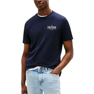 Tommy Hilfiger - S/S T-shirt - Blauw - Heren