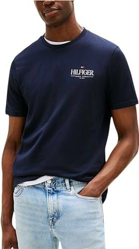 Tommy Hilfiger - S/S T-shirt - Blauw - Heren