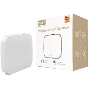 MOES Tuya ZigBee en Bluetooth Multi-mode Smart Home Gateway WiFi Mesh Hub, Werken met Tuya ZigBee of Bluetooth Smart Home-producten, Spraakbesturing via Alexa Google Home