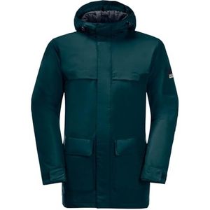 Jack Wolfskin Winterparka voor heren, maat M, Turkoois, 3XL