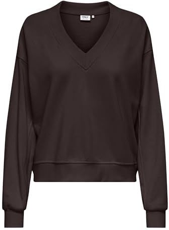 Only - Sweat-shirt - Gâteau au chocolat - Jongens - Col en V - Lange Mouwen
