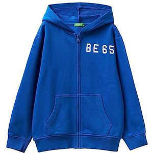 United Colors of Benetton Sweatshirt met capuchon voor kinderen en jongens, Bluette 36u, 130 cm
