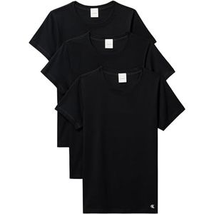 Calvin Klein - COTTON TEE 3PK - T-shirt - Zwart - Set van 3