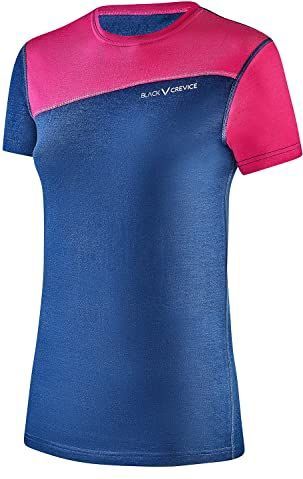 Black Crevice - Merino T-shirt - Dames - Hoogwaardig Merino - Temperatuurregulerend