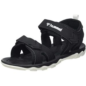 hummel Unisex Sport Jr Sandaal voor kinderen, zwart, 32 EU