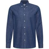 MUSTANG - Cullman - Overhemd - Blauw - Slim Fit - Lange Mouwen