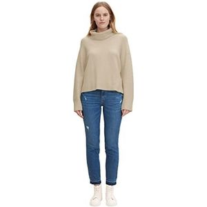 TOM TAILOR Dames Alexa Slim Jeans 1030516, 10123 - Destroyed Mid Stone Blue Denim, 28W / 30L