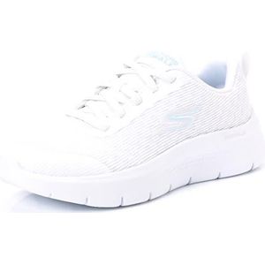 Skechers GO Walk Flex Viva voor dames, Witte Textiel Trim, 42 EU