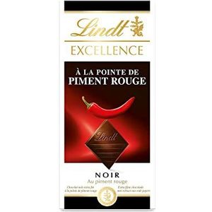 Lindt - Excellence Rode Chili Tablet – Donkere Chocolade – 100 g
