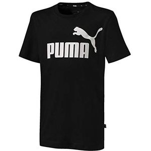 PUMA Kinder ESS Logo Tee B T-shirt, Cotton Black, 140 (Herstellergröße: 10 ans)