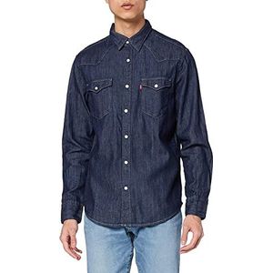 Levi's Barstow Western Standard Shirt Mannen, Indigo Rinse, XS