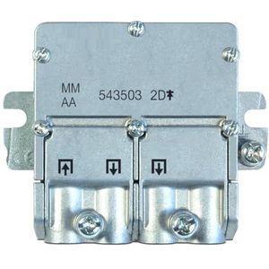 2D-ICT-splitter met meerdere poorten, compact design, ideaal voor de signaalverdeling in communicatienetwerken.