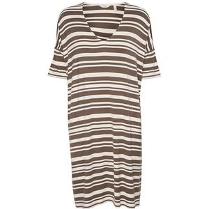 Part Two GerickaPW Damesjurk, losse pasvorm, Just Above Knie-jurk, Canteen Stripe, XL