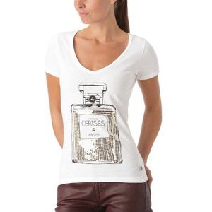 Le Temps des Cerises T-shirt voor dames, effen