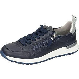 ARA Venice Sneakers voor dames, blauw/zilver., 38.5 EU
