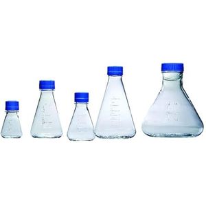 Nalgene® wegwerp-erlenmeyer met pikanenbodem van PETG: Steriel