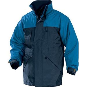 Delta Plus koude kleding – parka van polyester, PVC, turquoise, koningsblauw/marineblauw – L