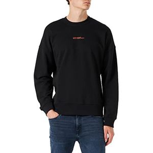 ONLY & SONS Men's ONSTOBY RLX FB City Print Crew 3089 SWT sweatshirt, zwart, L