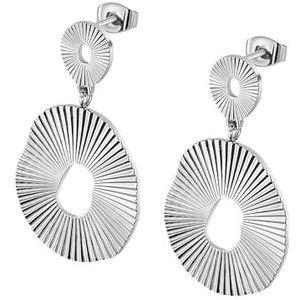 LOTUS STYLE LS2355-4/1 damesoorbellen, roestvrij staal, licht, comfortabel en robuust, veilige druksluiting, damesoorbellen