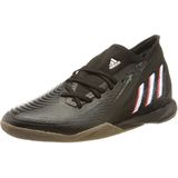 adidas Predator Edge.3 in, uniseks sneakers voor volwassenen, Core Black/Ftwr White/Vivid Red, 41 1/3 EU