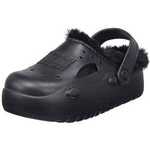 Tommy Hilfiger Dames Tjw Freedom Mule Warme Voering Slide, Zwart, 38 EU