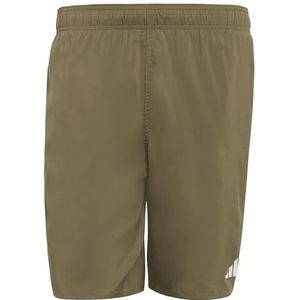 adidas Hombre SWIM SHORTS 8 INCH, olive strata/white, XS