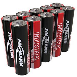 Ansmann Industrial Alkaline batteria Longlife alcaline batteria per alto potenza industriali (Confezione da 10)