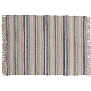 Gudha Wool Carpet - 240 x 170 - beige/blauw