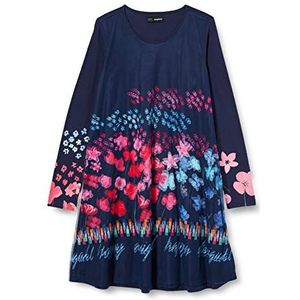 Desigual Casual jurk voor meisjes en meisjes, Blauw, 3-4 Jaar