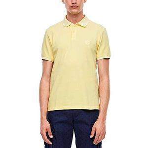 s.Oliver Poloshirt voor heren, geel (light yellow), M