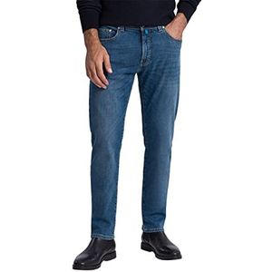 Pierre Cardin Lyon Tapered Jeans, voor heren, donkerblauwe mode, 30W/34L