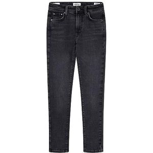 Pepe Jeans Pixlette High Jeans voor meisjes, Zwart (Denim-vs1), 14 jaar