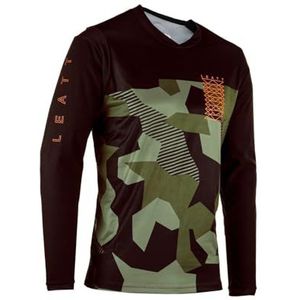 leatt mtb gravity 3 0 camo long sleeve jersey