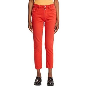 ESPRIT Dames 072EE1B302 broek, 635/oranje rood, 26