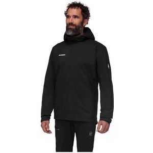 Mammut Heren hardshell jas uit de serie Alto, S, zwart, capuchonjas, functionele jas, van DRYtechnology 2 L, zwart, S