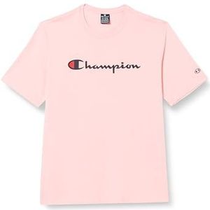 Champion Heren Legacy Icons-S/S Crewneck T-shirt, roze dragees, XXL, Roze Dragees, XXL