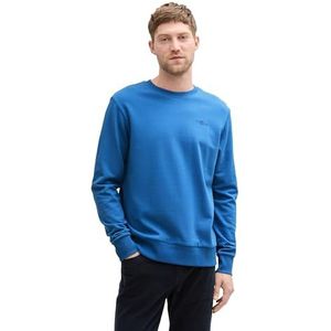 TOM TAILOR Sweatshirt voor heren, 11356 - saffierblauw, XL