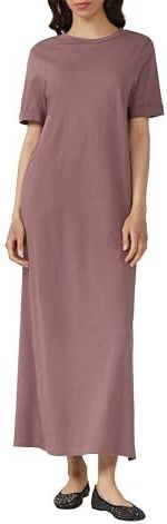 Jerseyjurk - Lange Katoenen Jurk - Maxilengte - Zijsplitten