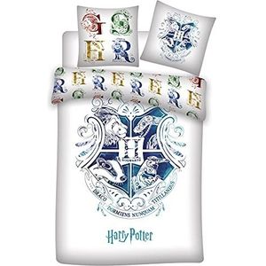 Harry Potter Dekbedovertrek Art - Eenpersoons - 140  X 200 cm - Polyester