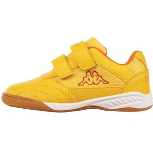 Kappa Deutschland Unisex kinderstijlcode: Kickoff K Kids sneakers, Geel oranje, 27 EU